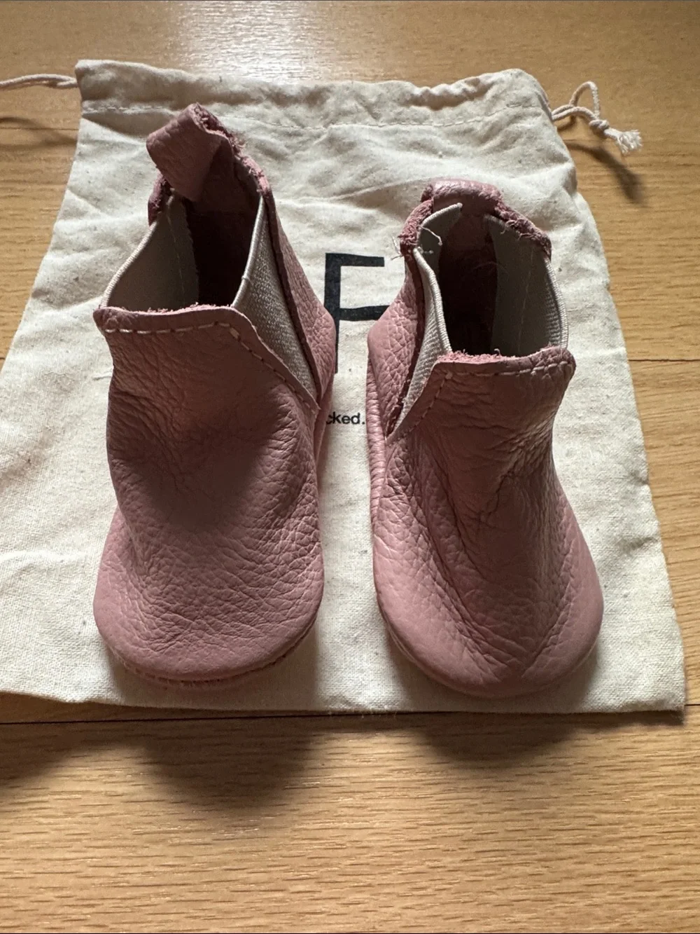 Freshly Picked Blush Chelsea Boot Baby Shoe